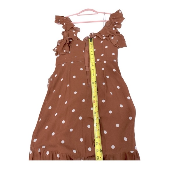 NICHOLAS
Rust Spot Wrap Frill Mini Dress US size 6 - Picture 17 of 17